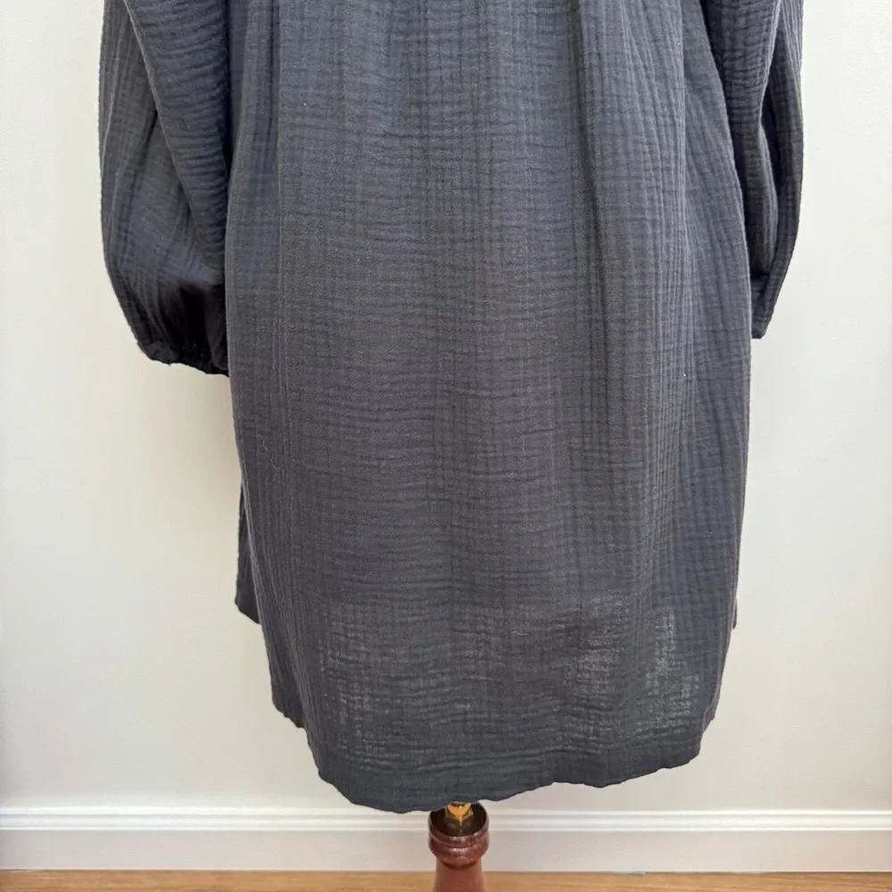 J.‎ Crew Square Neck Cotton Gauze Milkmaid Dress